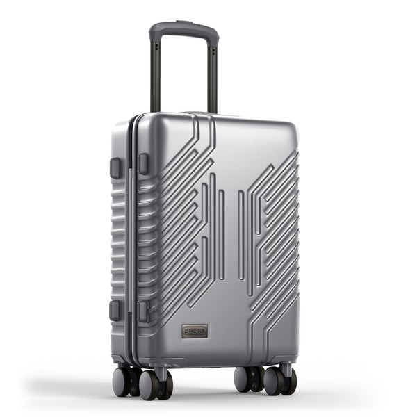 ALPHA CAMP 20-inch Carry On Luggage Airline Approved - PC+ABS