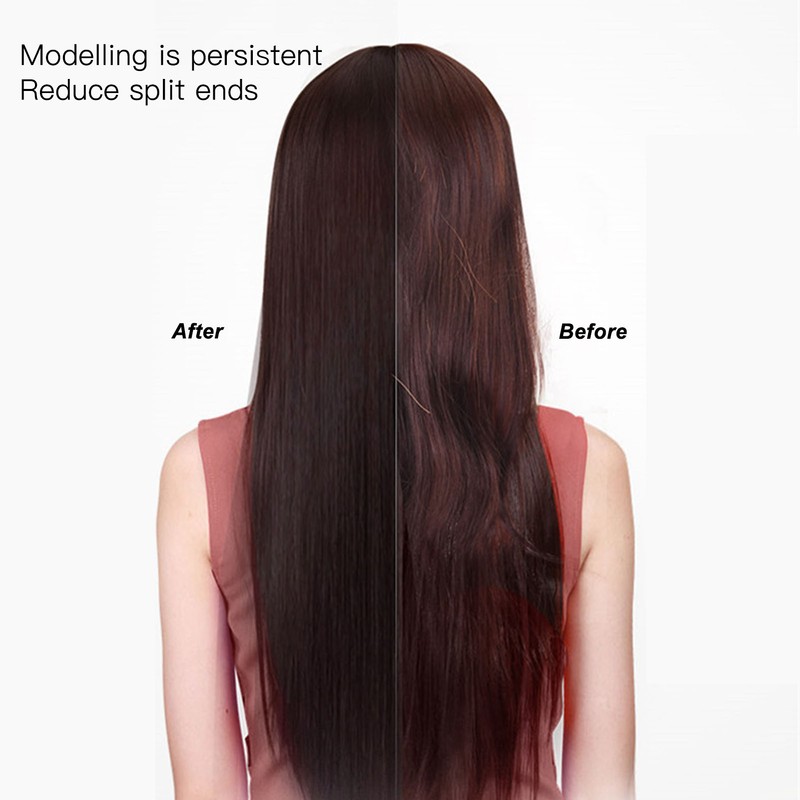 Hair Flat Iron Ceramic Professional Adjustable Black Hair Straightener for