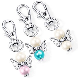 Pack of 30 Guardian Angel Pendants, Wedding Guardian Angel, Angel Keyring, Mini Angel Keyring, for Guests, Communion Confirmation Gift, Table Decoration, Gift