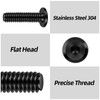 MewuDecor 5/16-18 x 2-1/2" Flat Head Socket Head Screw Furniture
