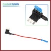 HEROFFIX 1 Set Universal 2pcs Car Fuse Tap Add a