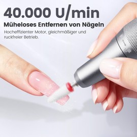 Delanie Electric Nail Cutter 40000 RPM for Gel Nails Acrylic Nails Grey