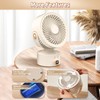 Yincook Desk Fans for Bedroom, 9-Inch Oscillating Air Circulator Fan,