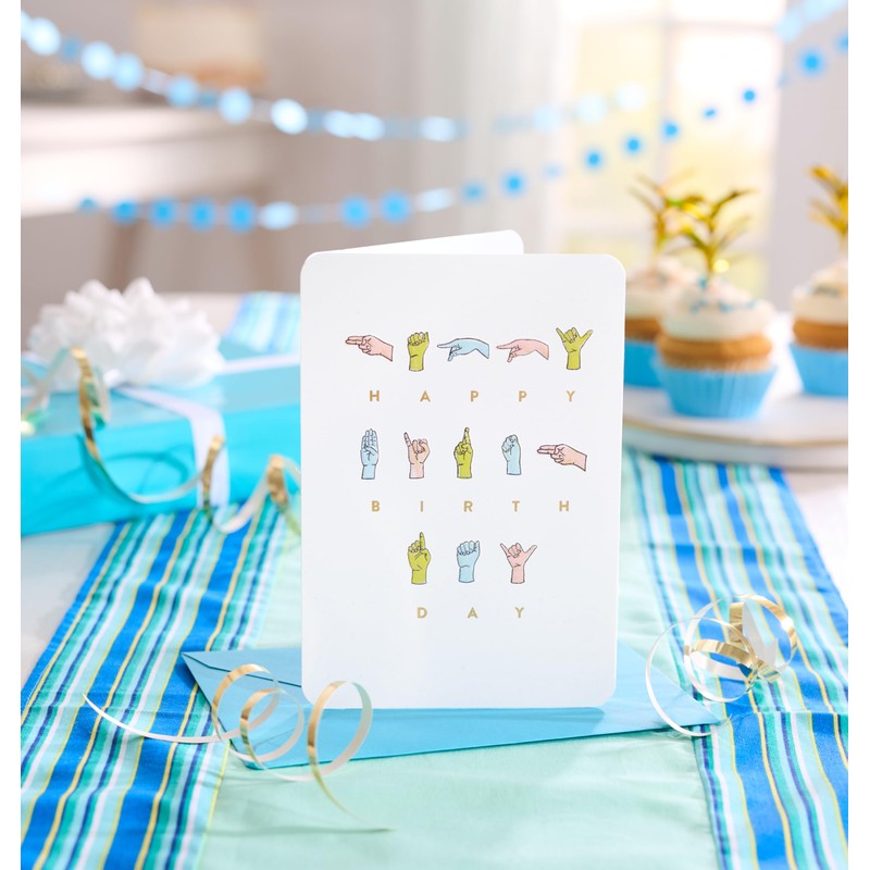 American Greetings Sign Language Birthday Card (Amazing Day)