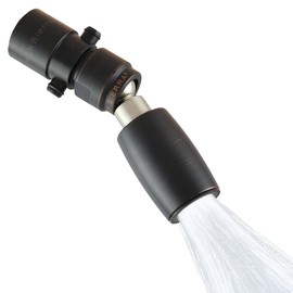 High Sierra's All Metal 1.8 GPM Low Flow Showerhead with Trickle Valve - Upgraded Version - Hides Unsightly Shower Arm Threads (For Standard 45 Degree or Straight Shower Arms Only) - Oil Rubbed Bronze