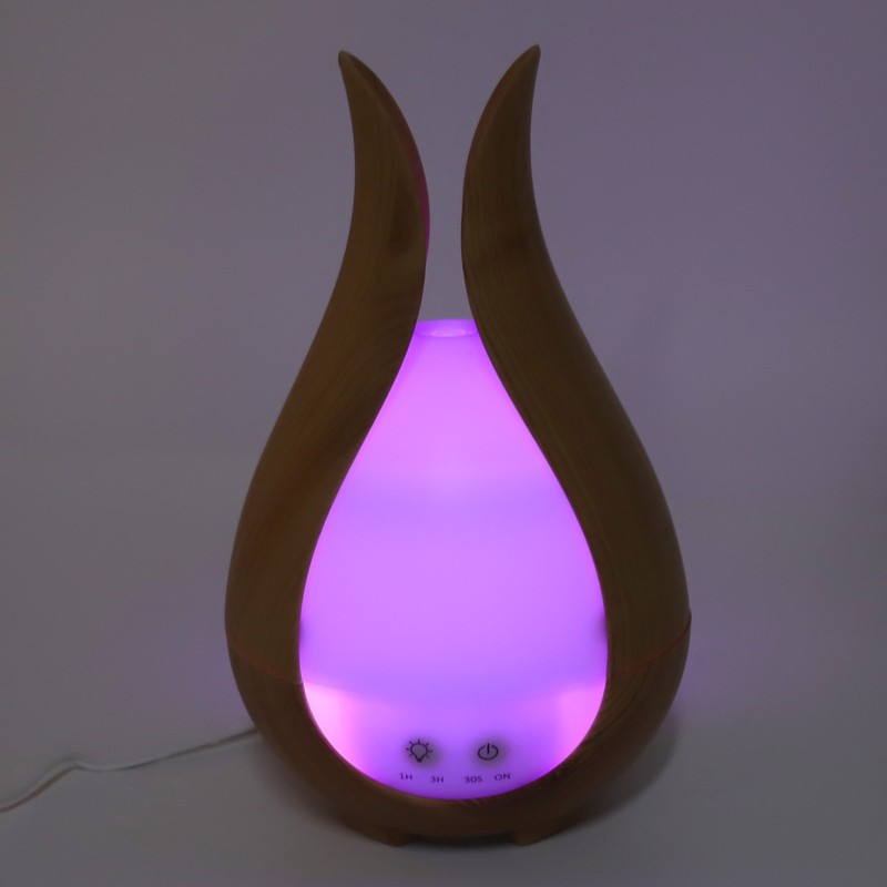200ml Wood Grain Humidifier 8W 24V Automatically Shut Down Silent