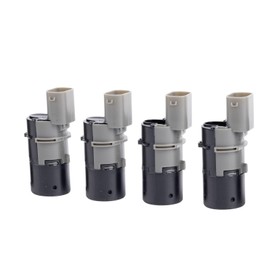4 x Parking Sensor PDC Sensor Front Rear 3-Pin Replacement for 5 Series E39 E60 6 Series E63 E64 7 Series E38 E65 X3 X5 Z4 Car Accessories Part # 66206989069