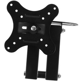 TEHAUX Monitor Stand Monitors Screen Swivel Adjustable Display Bracket Removable Television Mounted Wall Living Monitor Mount Monitor Bracket Black Iron