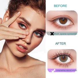 Vophoeen Eyelash Curler - Ergonomic Design for All Eye Shapes, Precision Curl Control, Superior Long- Lasting Curl, Gentle on Lashes, Includes 2PCS Silicone Replacement Pads, Easy to Use (Black)