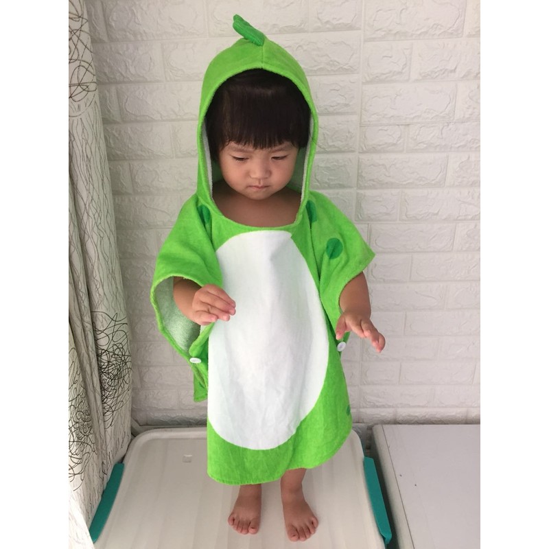 Children Bath Towel Robe Kids Hooded Beach Swimming Poncho Dinosaur