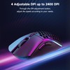 ELECGO Wireless Mouse, Bluetooth Mouse 2400 DPI with 2 Side
