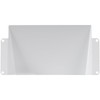 Repa Market 5.5 x 3 Inch White Galvanized Steel Vent