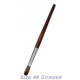 EX Kolinsky Acrylic Nail Brush for Acrylic Powder Manicure Pedicure (Size 8 (Pack of 1))