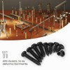 Tornillos Autorroscantes M3, Acero Inoxidable Negro de 450 Piezas M3