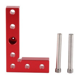 Small Square Aluminum Alloy Center Finder Tool Dowel Drill Guide Jig for Woodworking