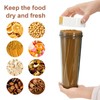 ZNEFUN 2 Pack 34OZ Pasta Storage Container with Airtight Seal,