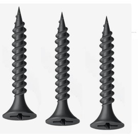 Drywall Screws – 3.5 x 38mm – Black Phosphate – Box of 500 – PH2 Compatible