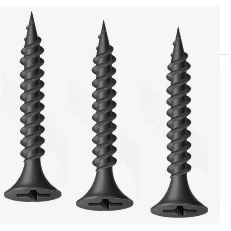 Drywall Screws – 3.5 x 38mm – Black Phosphate –