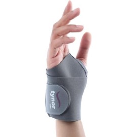 Muñequera Elástica Para Pulgar- Ambidiestra-Negro- Modelo E06 (UNITALLA, ORTOPEDICO)