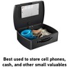 SentrySafe Portable Black Safe Box with Digital Keypad Lock, Small