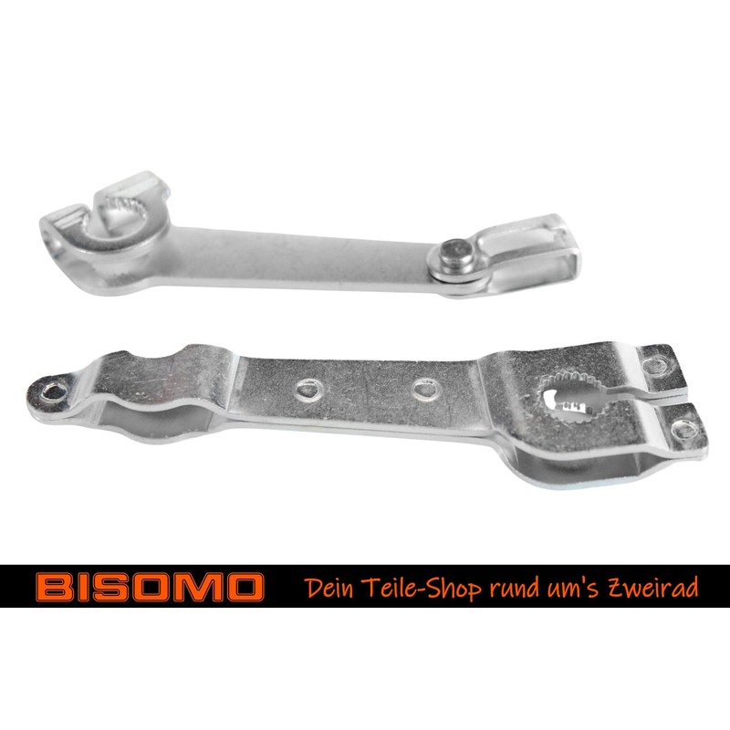 Front and Rear Brake Levers Set for Simson S50, S50