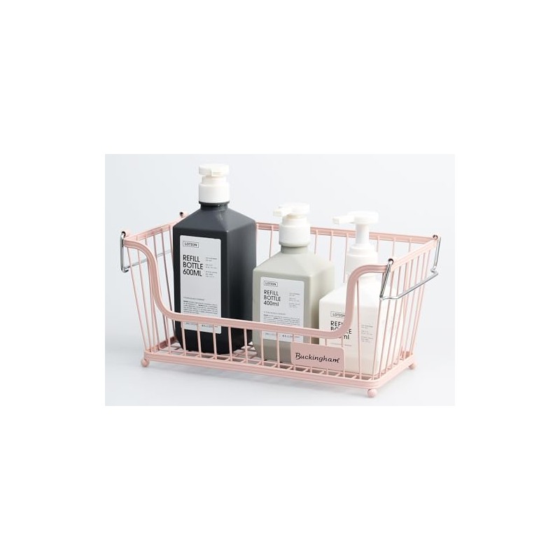 Buckingham Multi-Purpose Stackable Storage Organising Basket for Kitchen and Bathroom