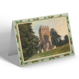 CHRISTMAS CARD - Vintage Herefordshire - Hope under Dinmore. The Church (b)