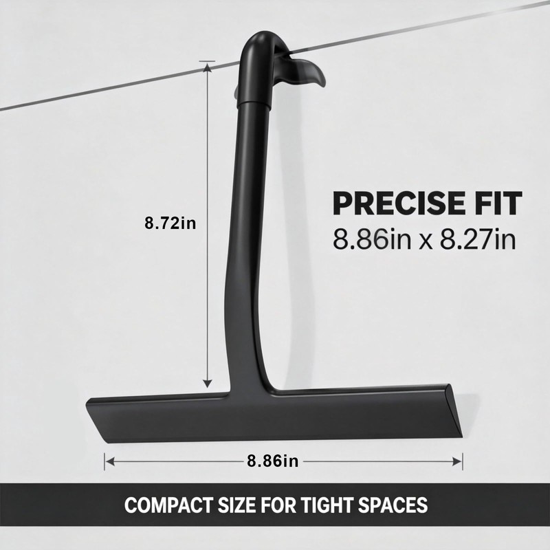 Shower Squeegee Set - Shower Squeegee with Hook - Scraper