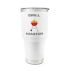 Palm City Products Premium 30 oz Grill Master White Tumbler