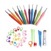 Crochet Hooks Set Soft Handle Crochet Hand Knitting Needles Art