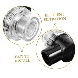 Mobestech Floor Scrubber Strainer Inline Strainer Filter Replacement for Floor Sweeper