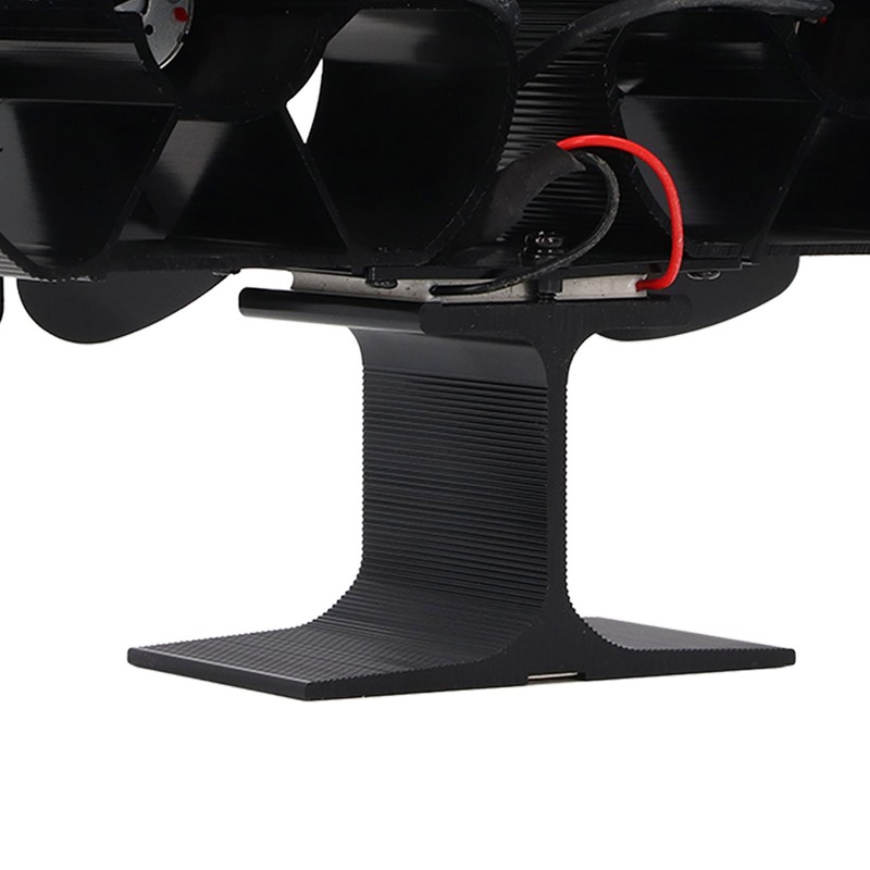 6 Blades Heat Powered Stove Fan Dual Head Fireplace Fan