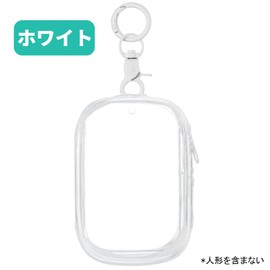 Plush Pouch, 3.9 inches (10 cm), 5.9 inches (15 cm), 7.9 inches (20 cm), Compatible with Pushing Purpose, Dustproof, PVC, Transparent Storage Bag, Doll Holder, Accessory Storage, Waterproof, Zipper