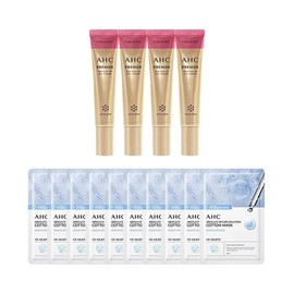 AHC Eye Cream Season 12 40ml x4 + Moisturizing Mask Pack 10 Sheets / AHC 아이크림 시즌12 40ml x4 + 모이츠춰라이징 마스크팩 10매