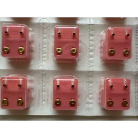 Studex Ear Piercing 14K Gold Plated Mini Black Onyx Pearl  12 pairs M307Y