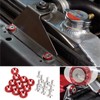 30 Pairs Car Countersunk Washers Screws M6, Anodised Aluminium Washers