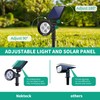 Nekteck 4 Pack Solar Lights,2-in-1 Outdoor Solar Spotlights Powered Adjustable