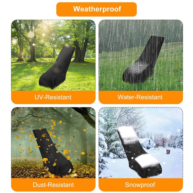 nomiou Waterproof Lawn Mower Cover - 420D Oxford Cloth Push