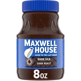 Maxwell House Dark Silk Instant Coffee, 8 oz