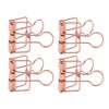 50Pcs Hollow Binder Clips Metal Paper Binder Clips for Documents