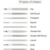 10 Pcs Mini Diamond Needle File Set – Precision Modelling