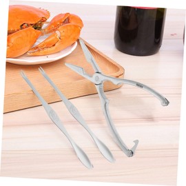 STOBAZA 3pcs Zinc Alloy Seafood Tools Set Crab Clip Lobster Opener Convenient Seafood Eating Supplies for Effortless Shell Opening