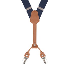 Tirantes para mujer – 2,5 cm de ancho – espalda en Y 4 clips delgados tirantes para mujer, Azul marino/flor y brillo, adult, adjustable