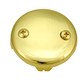 Tip Toe Waste and Overflow ABS Schedule 40, Polished Brass Finish