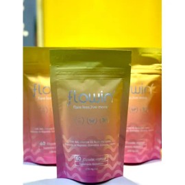 Suplemento Flowin 60 Cápsulas Vegetales 750mg Live More                                                                                               