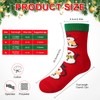 QKURT 5 Pairs Kids Christmas Socks, Colourful Children Xmas Socks