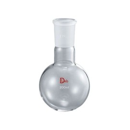 As One Common Sliding Round Bottom Flask (Borosilicate Glass - 1), 3.4 fl oz (100 ml) 24/40 /3-9641-07