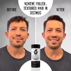 Tribal Chimp Tribal Chimp Hair Styling Powder, All-day Invisible Hold Hair Volumizer and Texture Powder for Men and Women, Styling Powder with Matte Finish- 2-Piece Set, 10g
