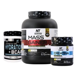 Ganador De Peso Mass Gainer Creatina Y Bcaa Nt Nutrition Sabor GAINER VAINILLA HYDRATION UVA CREATINA NATURAL