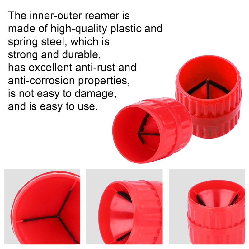 lcyen Universal Copper Pipe Reamer Deburring Tool,Acrylic Tubing Chamfer Tool